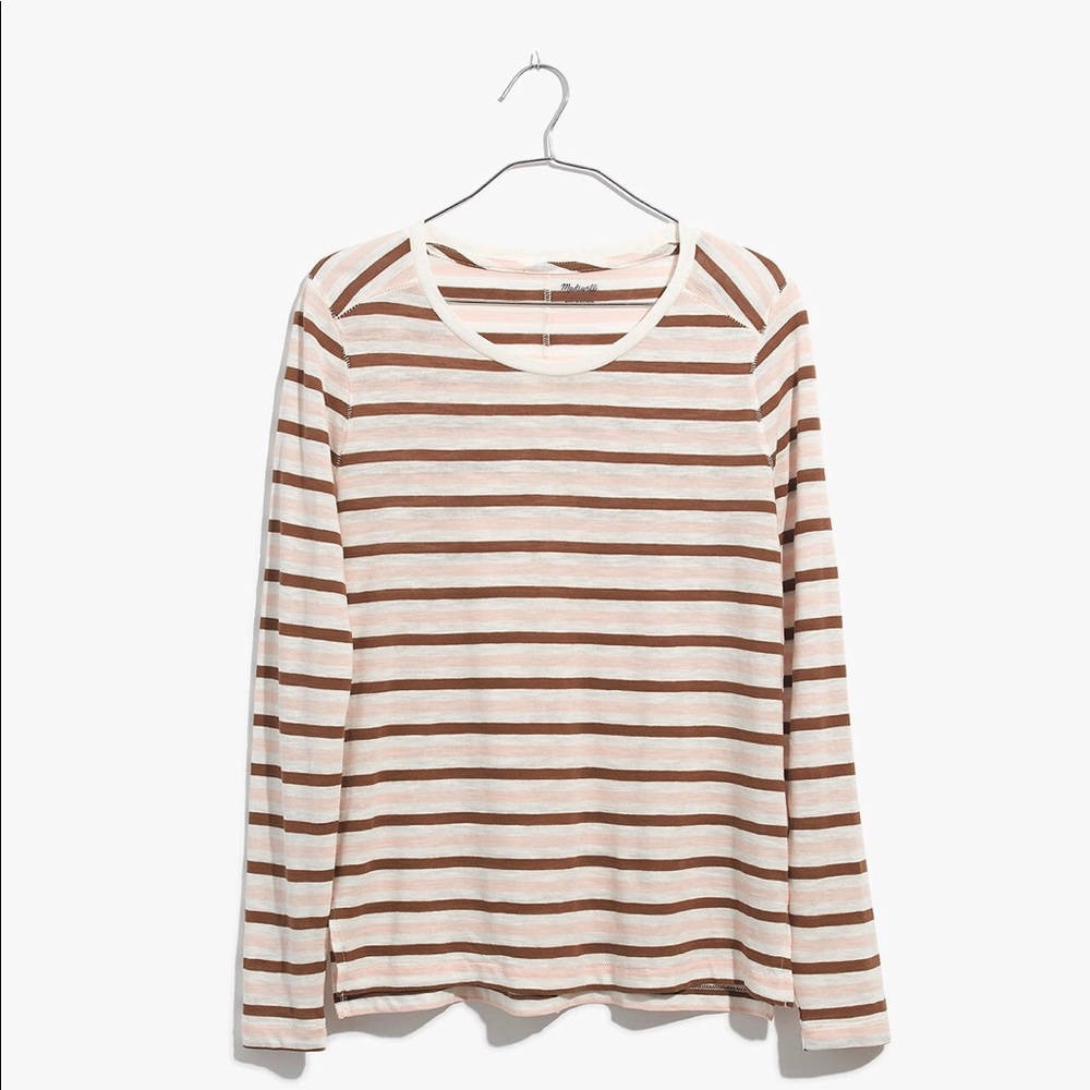 Madewell Whisper Cotton Long-Sleeve Crewneck Tee